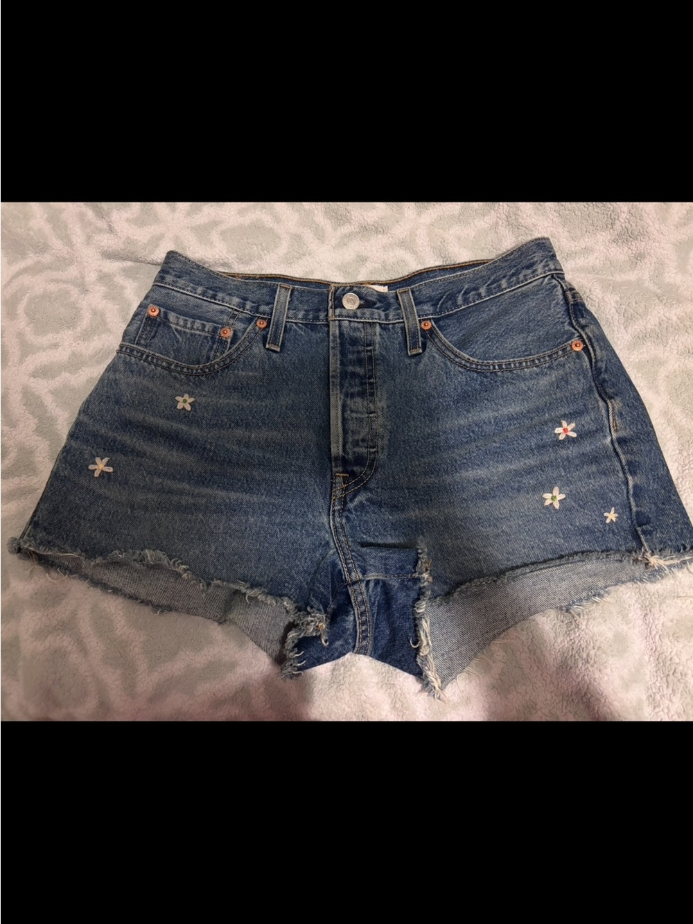 Levi's® 501 Original Floral Embroidered Shorts